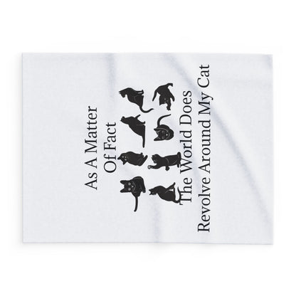 Matter Of Fact Cat Arctic Fleece Blanket