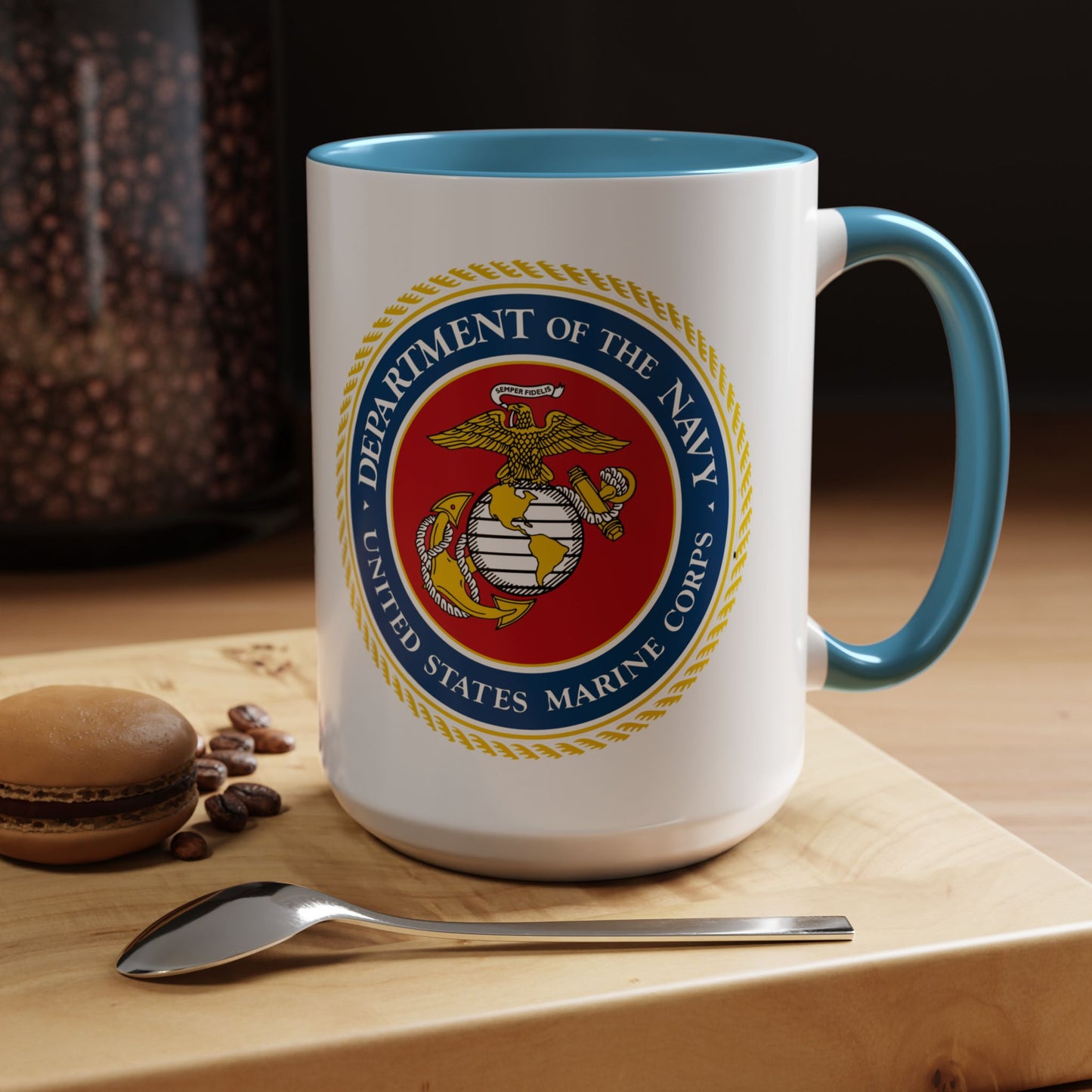 US Marine Corps 2-Tone Coffee Mug