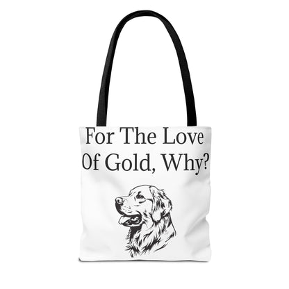 For The Love Of Gold Tote Bag