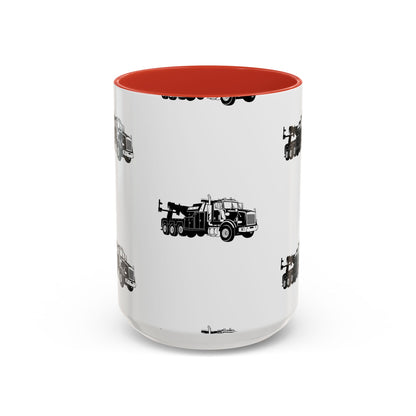 Heavy Tow Truck 2-Tone Coffee Mug