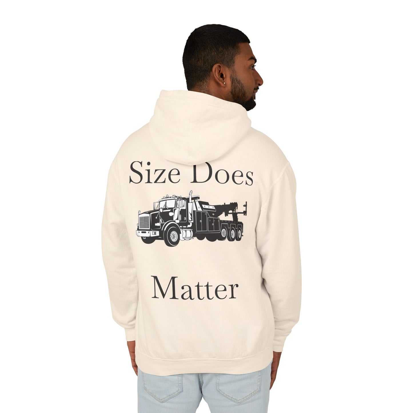 Size Does Matter Unisex Lightweight Hoodie