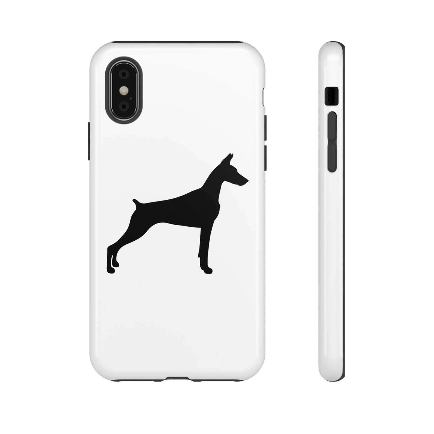 Doberman Silhouette iPhone Case