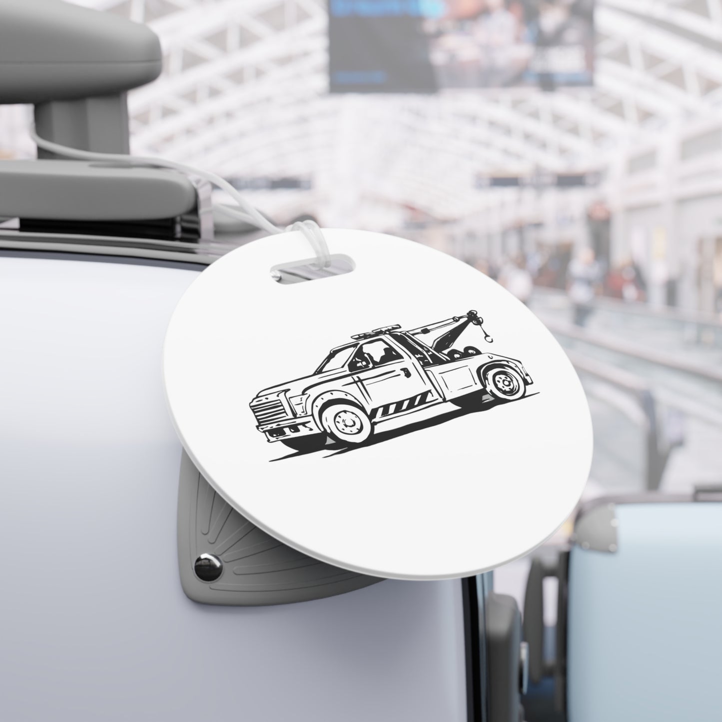 Wheel Lift Tow Truck Luggage Tag