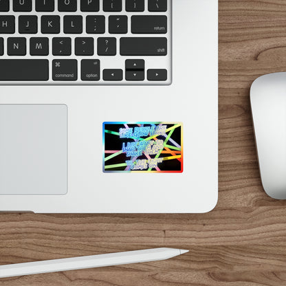 Glow Sticks Holographic Sticker