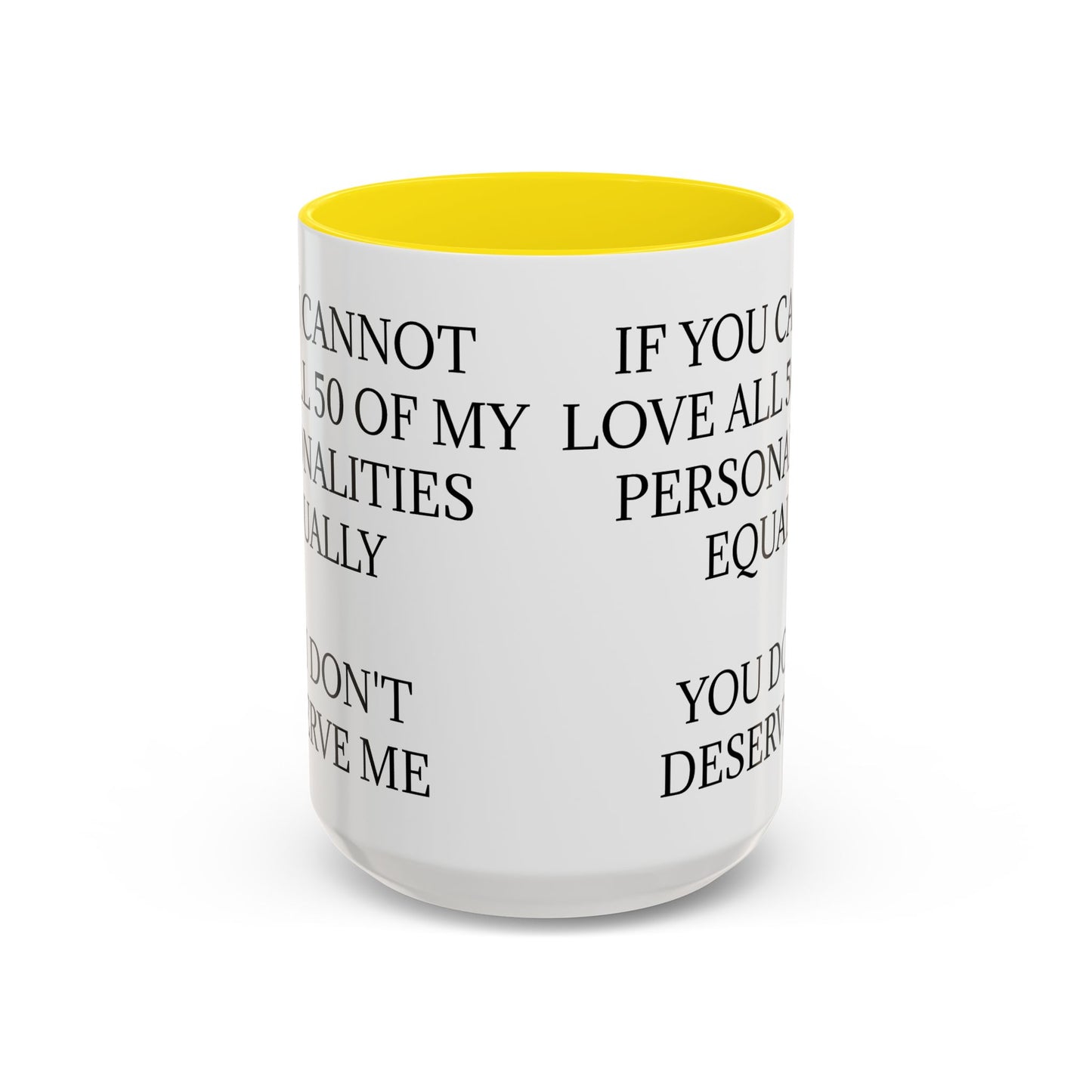 50 Personalities 2-Tone Coffee Mug