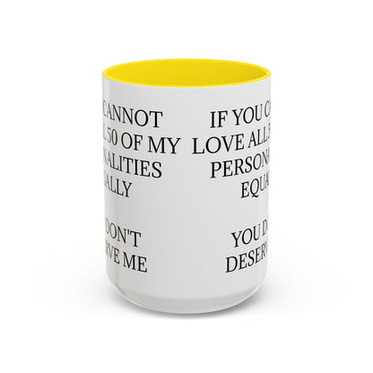 50 Personalities 2-Tone Coffee Mug