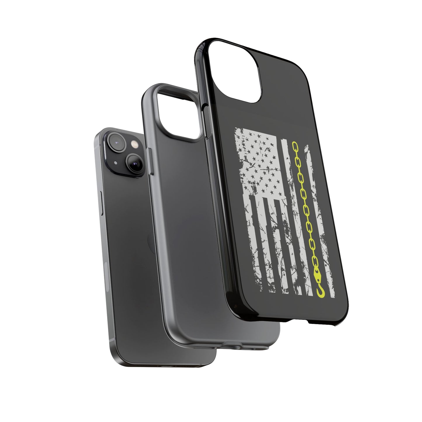 Thin Yellow Line iPhone Case