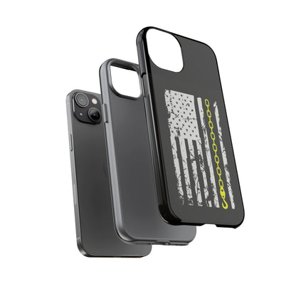 Thin Yellow Line iPhone Case