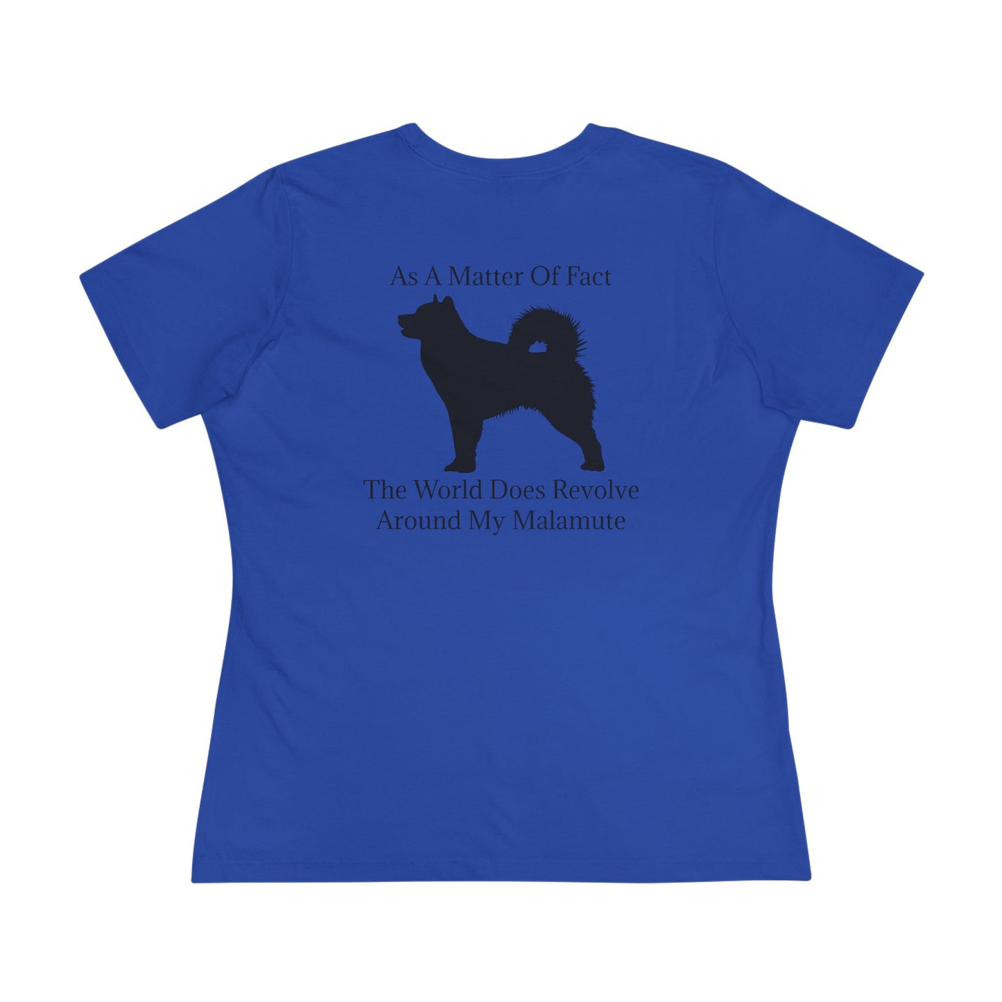 Matter Of Fact Malamute Women's Short Sleeve Crewneck Tee