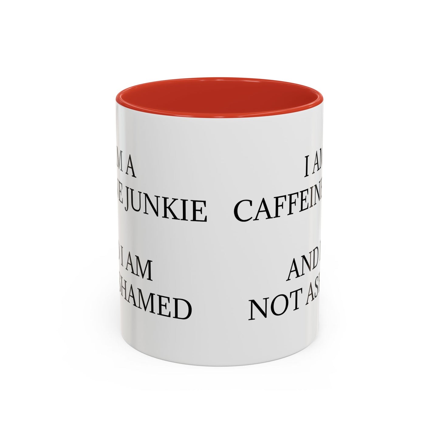Caffeine Junkie 2-Tone Coffee Mug