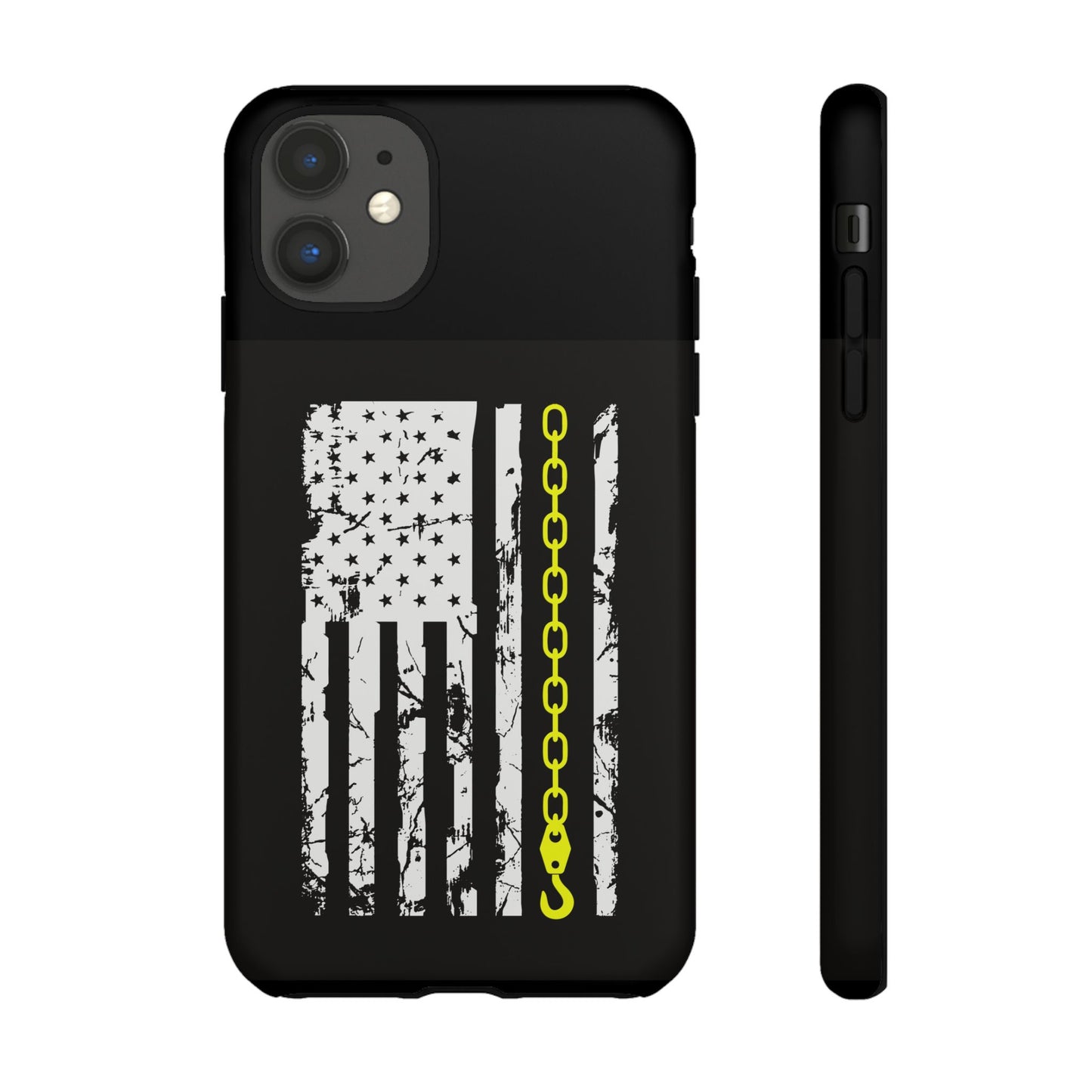 Thin Yellow Line iPhone Case