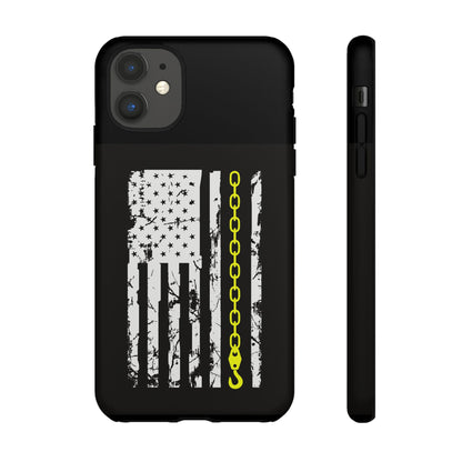 Thin Yellow Line iPhone Case
