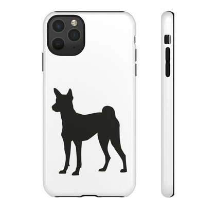 Basenji Silhouette iPhone Case