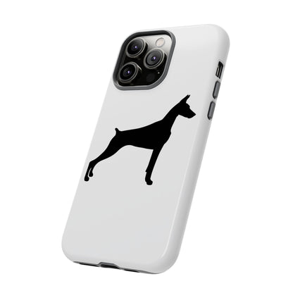 Doberman Silhouette iPhone Case