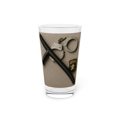 Law Enforcement Appreciation Drinking Glass