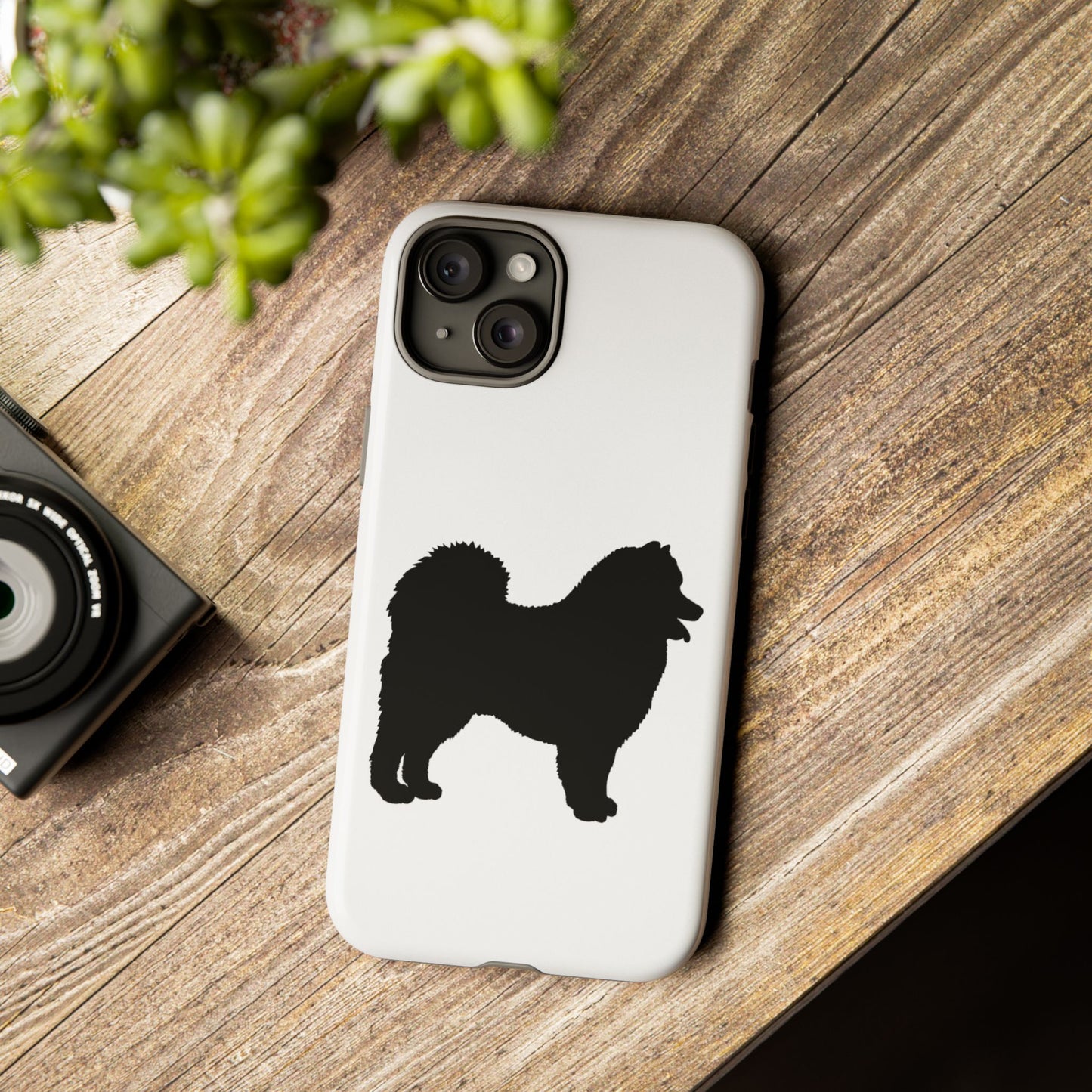 Samoyed Silhouette iPhone Case