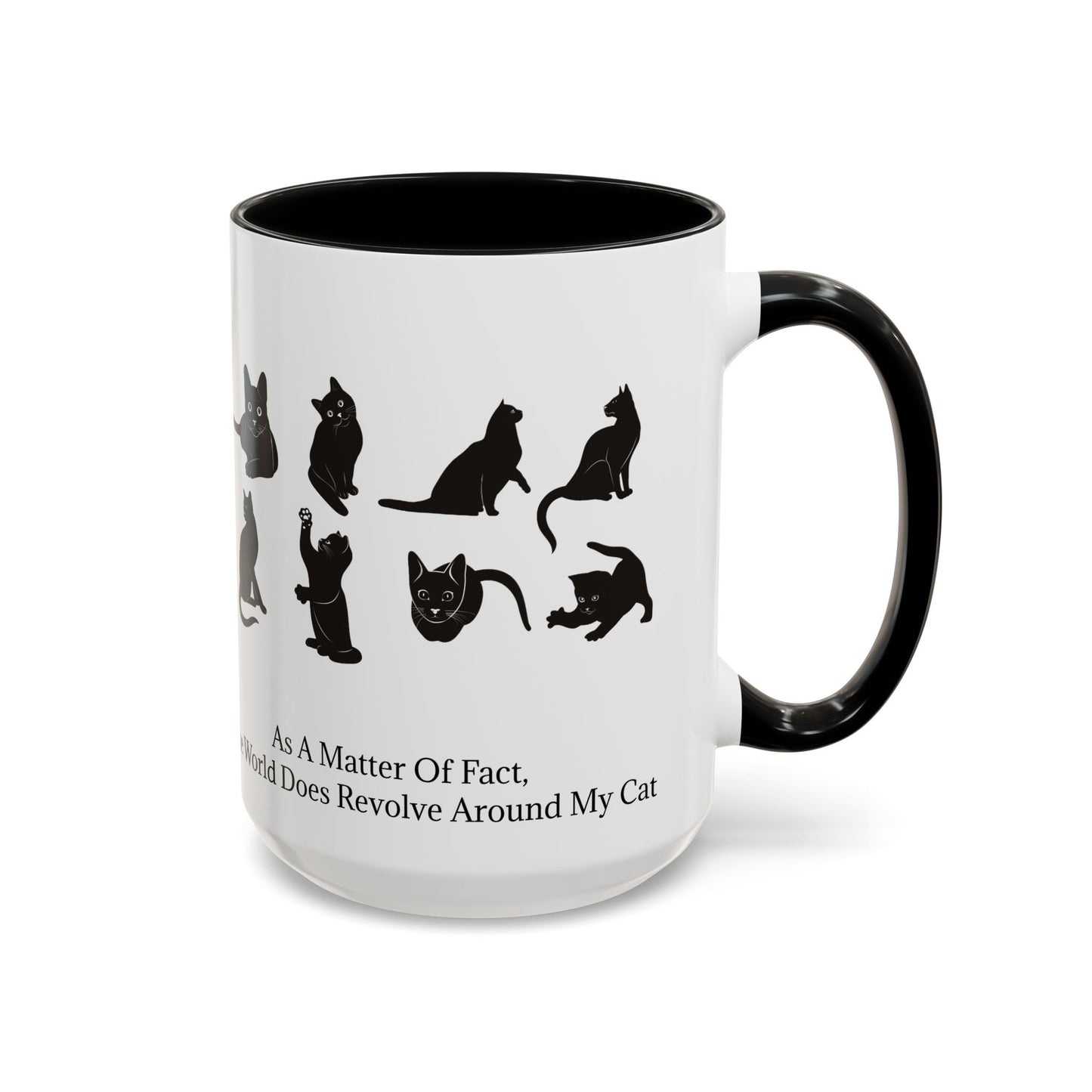 Matter Of Fact Cat 2-Tone Coffee Mug