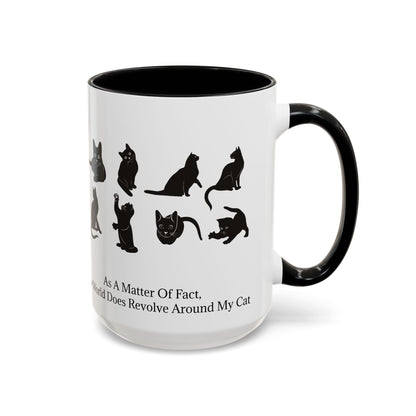 Matter Of Fact Cat 2-Tone Coffee Mug