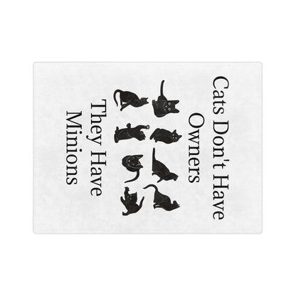 Cat Minions Velveteen Microfiber Blanket