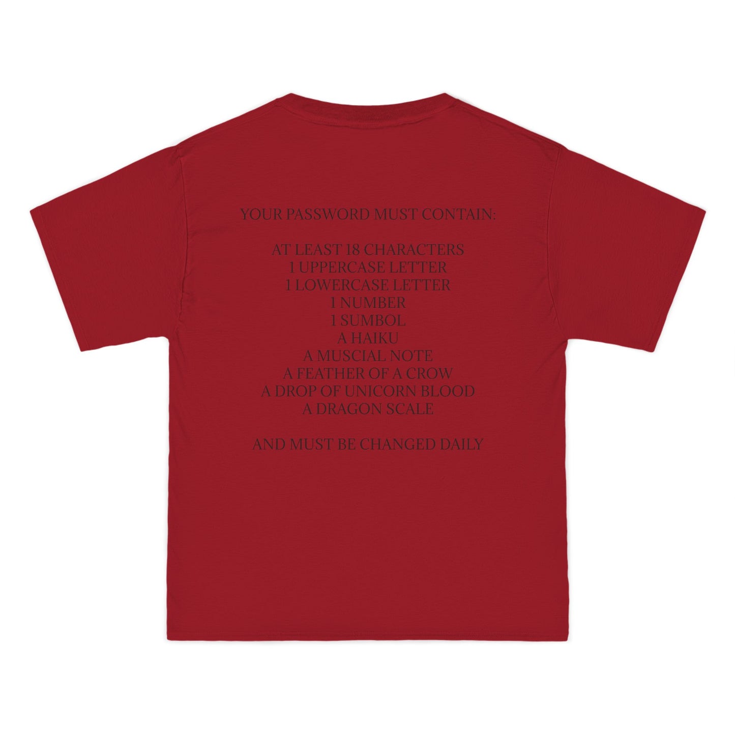 Password Men's Short-Sleeve Crewneck Tee