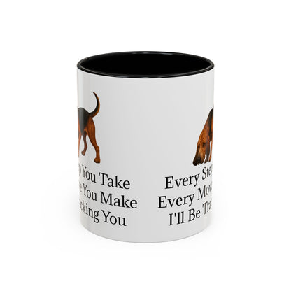 Tracking You 2-Tone Coffee Mug