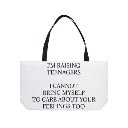 Raising Teenagers Weekender Tote Bag