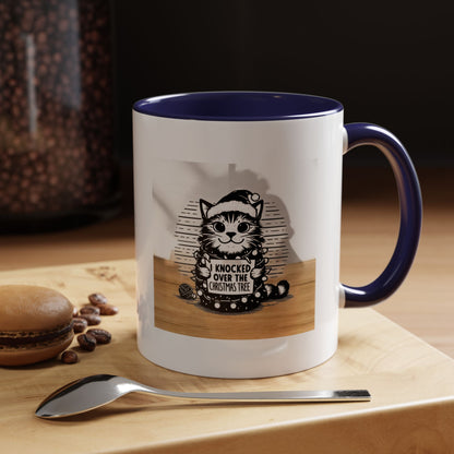 Naughty Cat 2-Tone Coffee Mug