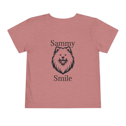 Sammy Smile Toddler Unisex Short Sleeve Crewneck Tee