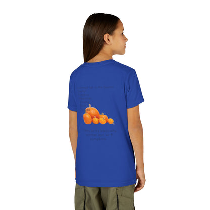 Fall In The South Youth Unisex Short Sleeve Crewneck Tee