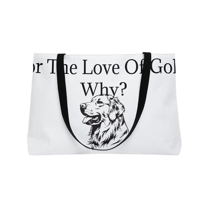 For The Love Of Gold Weekender Tote Bag