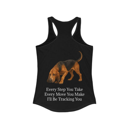 Tracking You Women's Racerback Tank