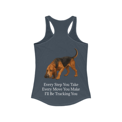 Tracking You Women's Racerback Tank