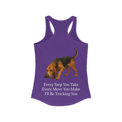 Tracking You Women's Racerback Tank