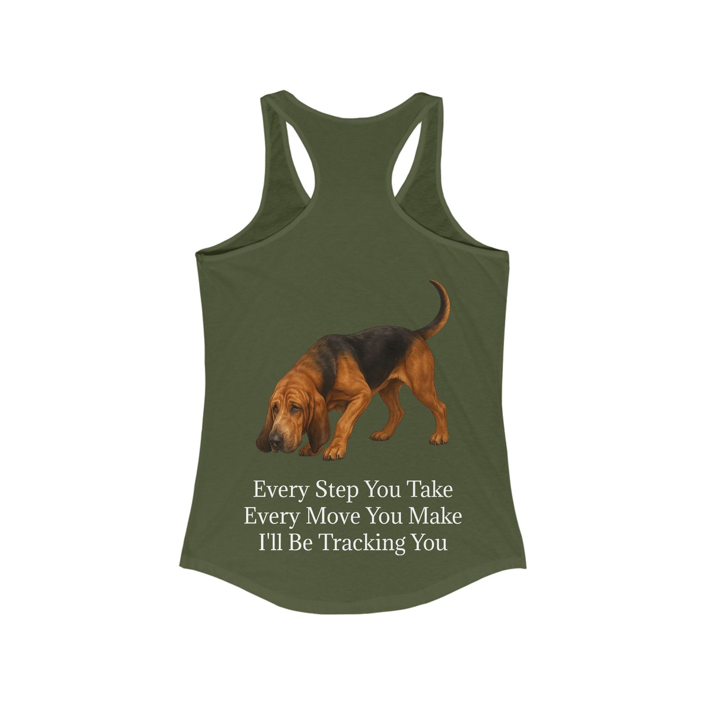 Tracking You Women's Racerback Tank
