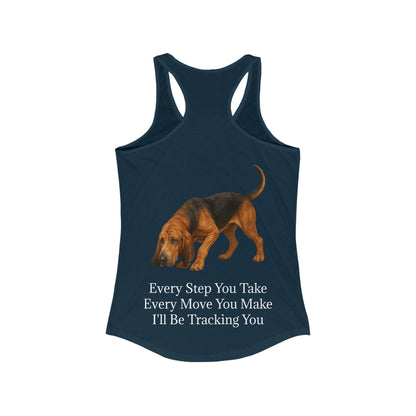 Tracking You Women's Racerback Tank
