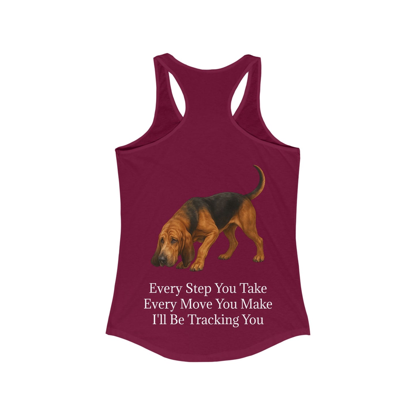Tracking You Women's Racerback Tank