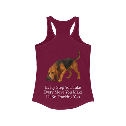 Tracking You Women's Racerback Tank