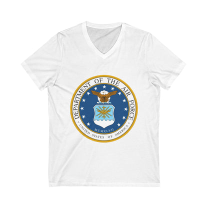 US Air Force Unisex Short Sleeve V-Neck Tee