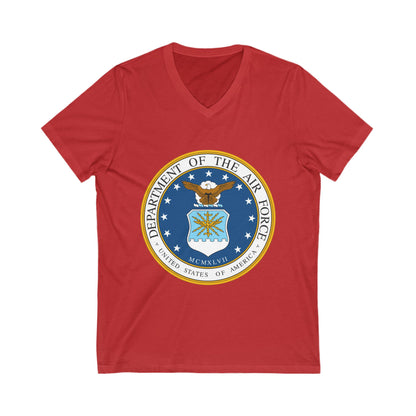 US Air Force Unisex Short Sleeve V-Neck Tee
