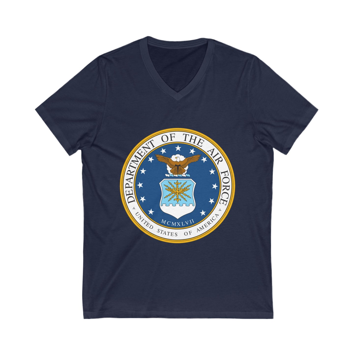 US Air Force Unisex Short Sleeve V-Neck Tee