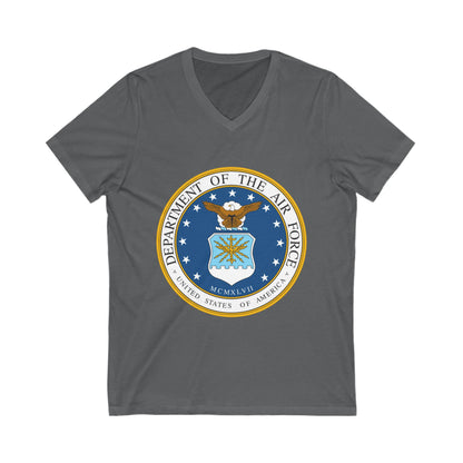 US Air Force Unisex Short Sleeve V-Neck Tee