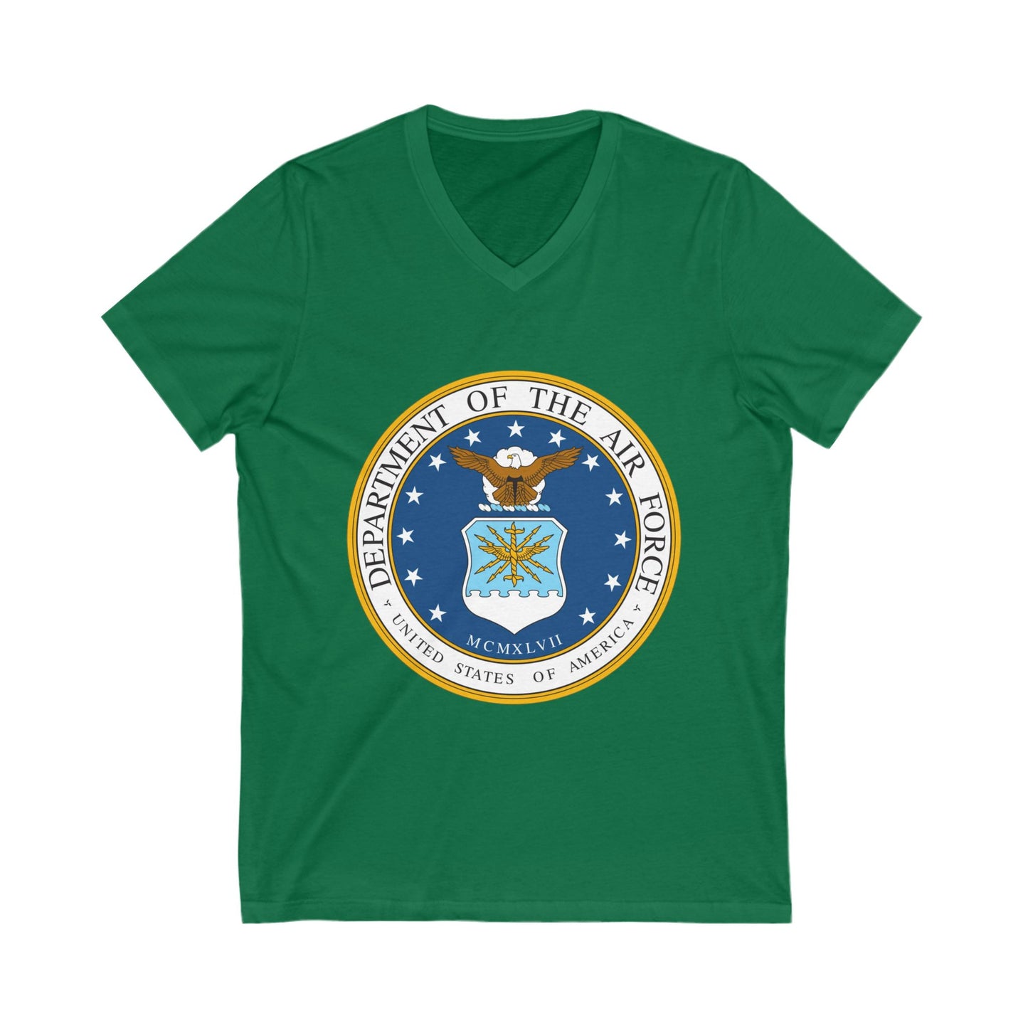 US Air Force Unisex Short Sleeve V-Neck Tee