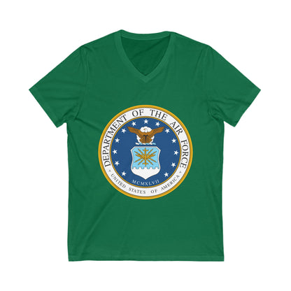 US Air Force Unisex Short Sleeve V-Neck Tee