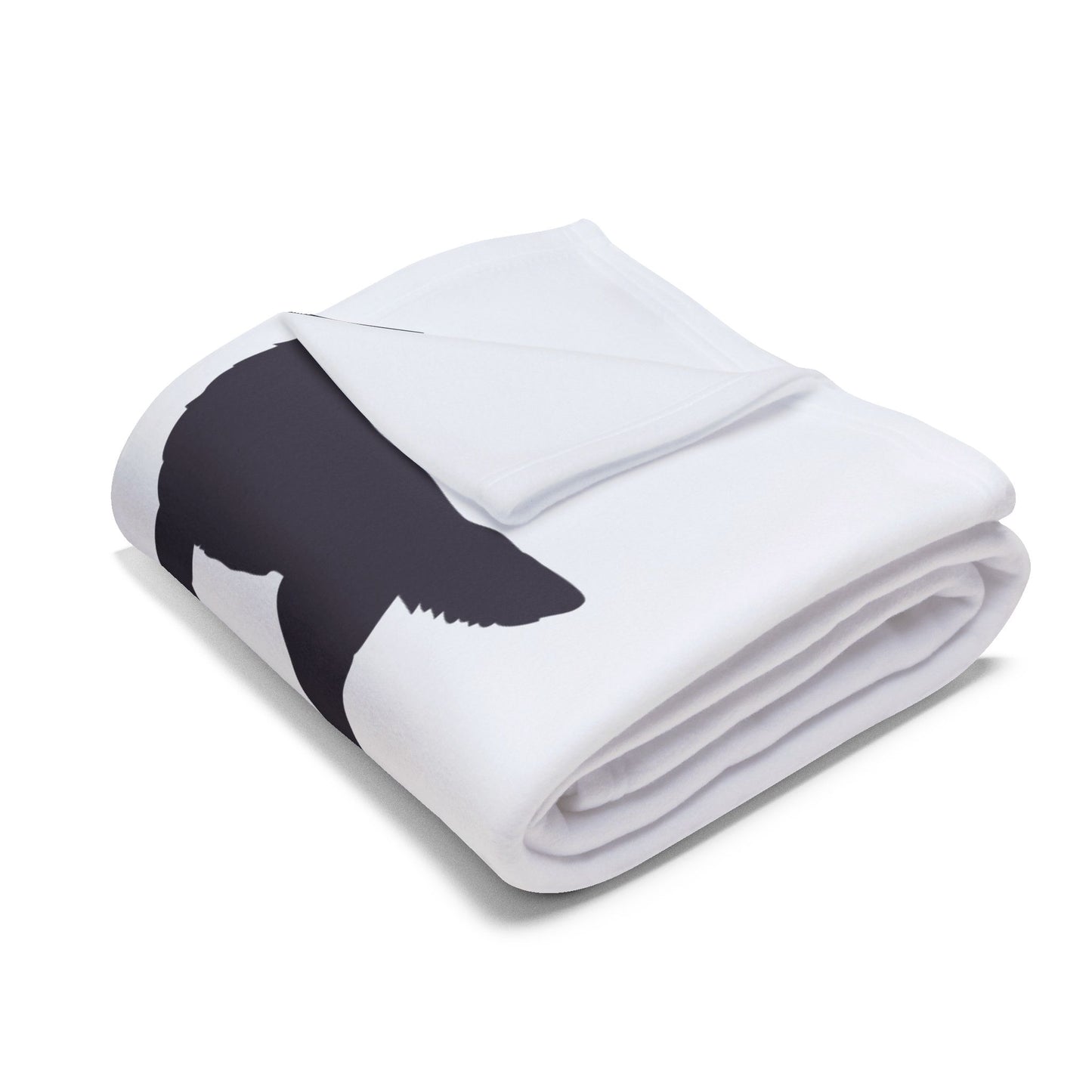Golden Silhouette Arctic Fleece Blanket