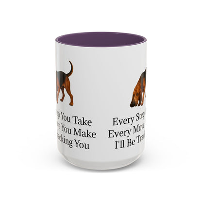 Tracking You 2-Tone Coffee Mug