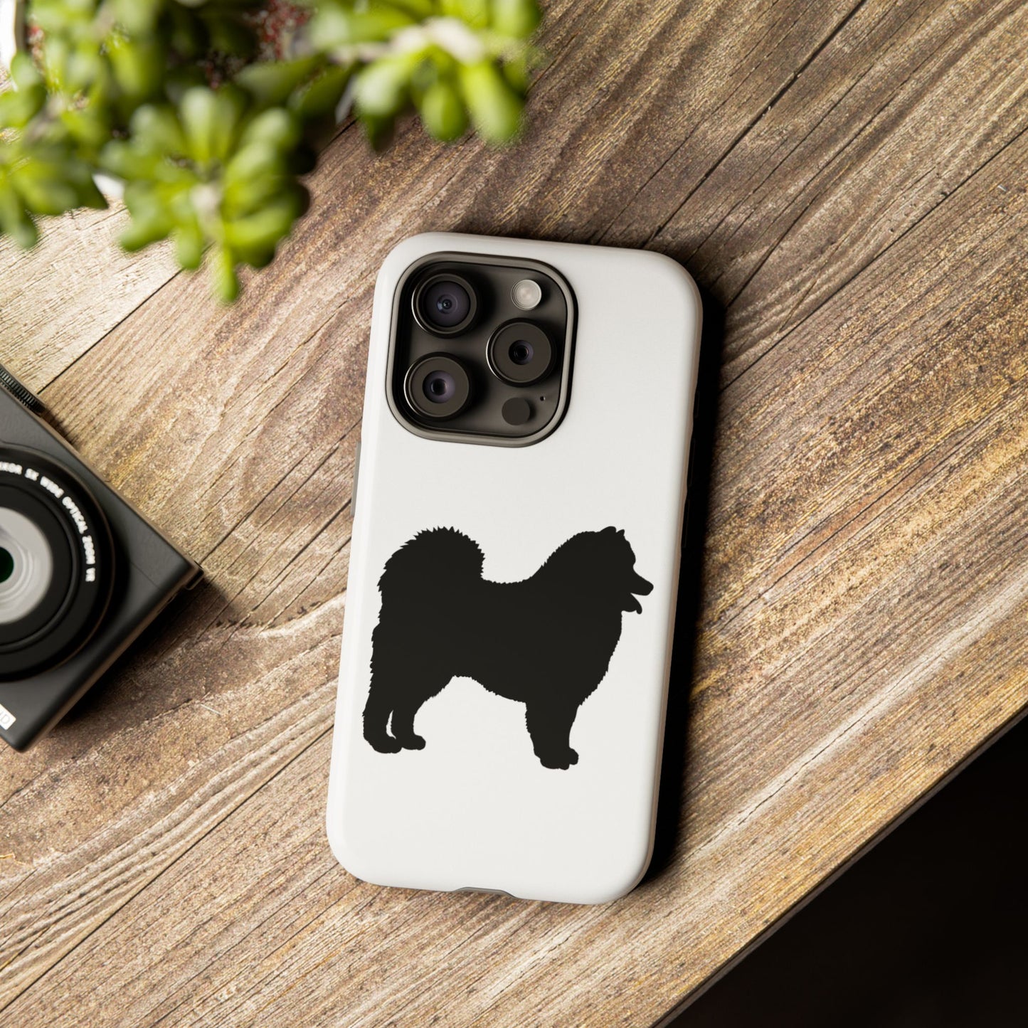 Samoyed Silhouette iPhone Case