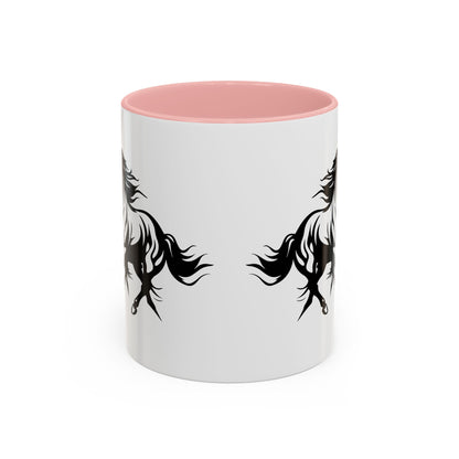 Horsin' Around 2-Tone Coffee Mug