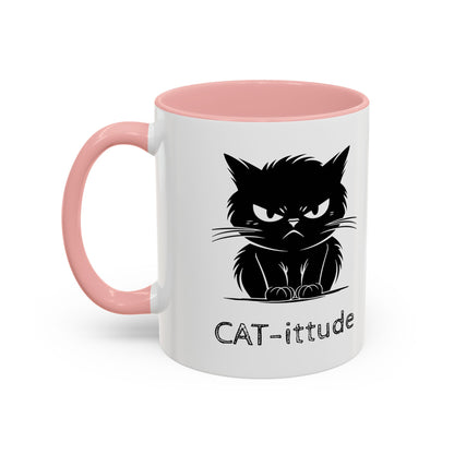 CAT-ittude 2-Tone Coffee Mug