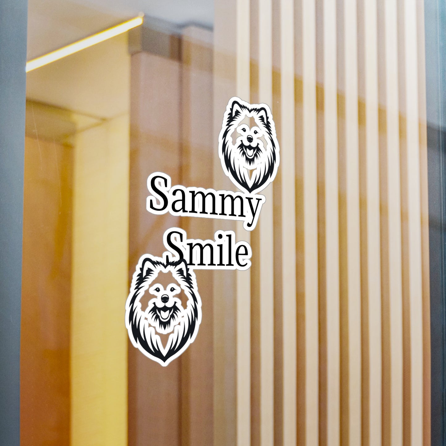 Sammy Smile Vinyl Decal