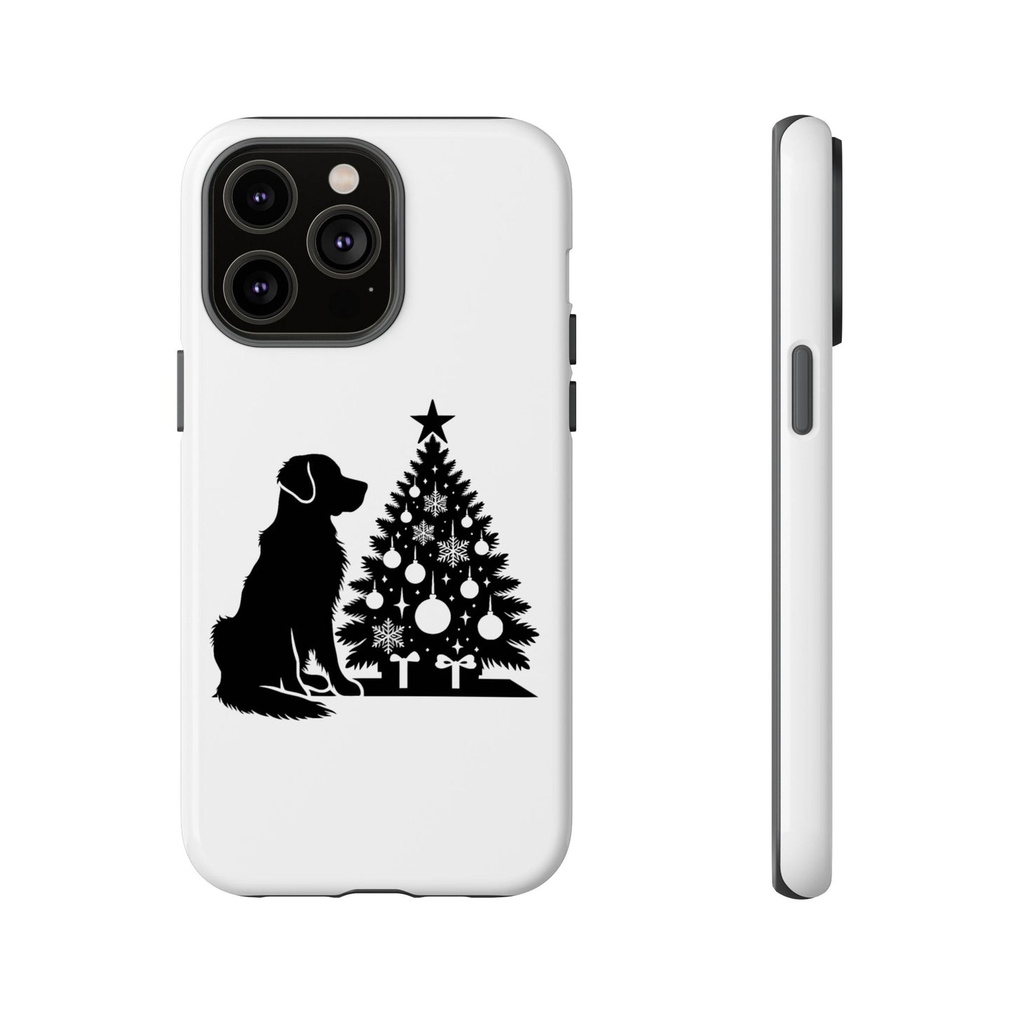 Golden Christmas Tree iPhone Case